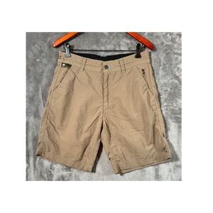 Howler Bros Horizon Hybrid Shorts 9" Mens 32 Brown Outdoor Pockets Performance